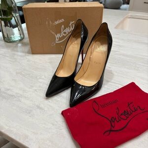 Christian Louboutin Glossy Black Heels